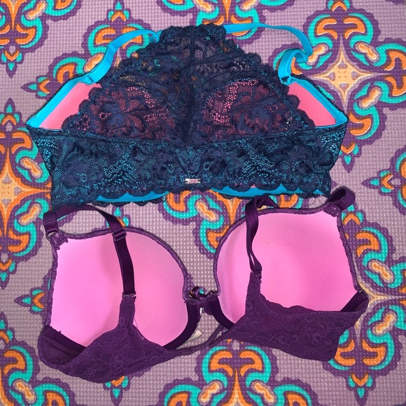 Three Pink Victorious Secret bras - Picture 2 of 3